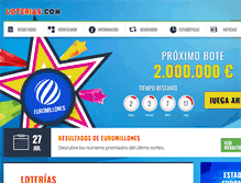 Tablet Screenshot of loterias.com